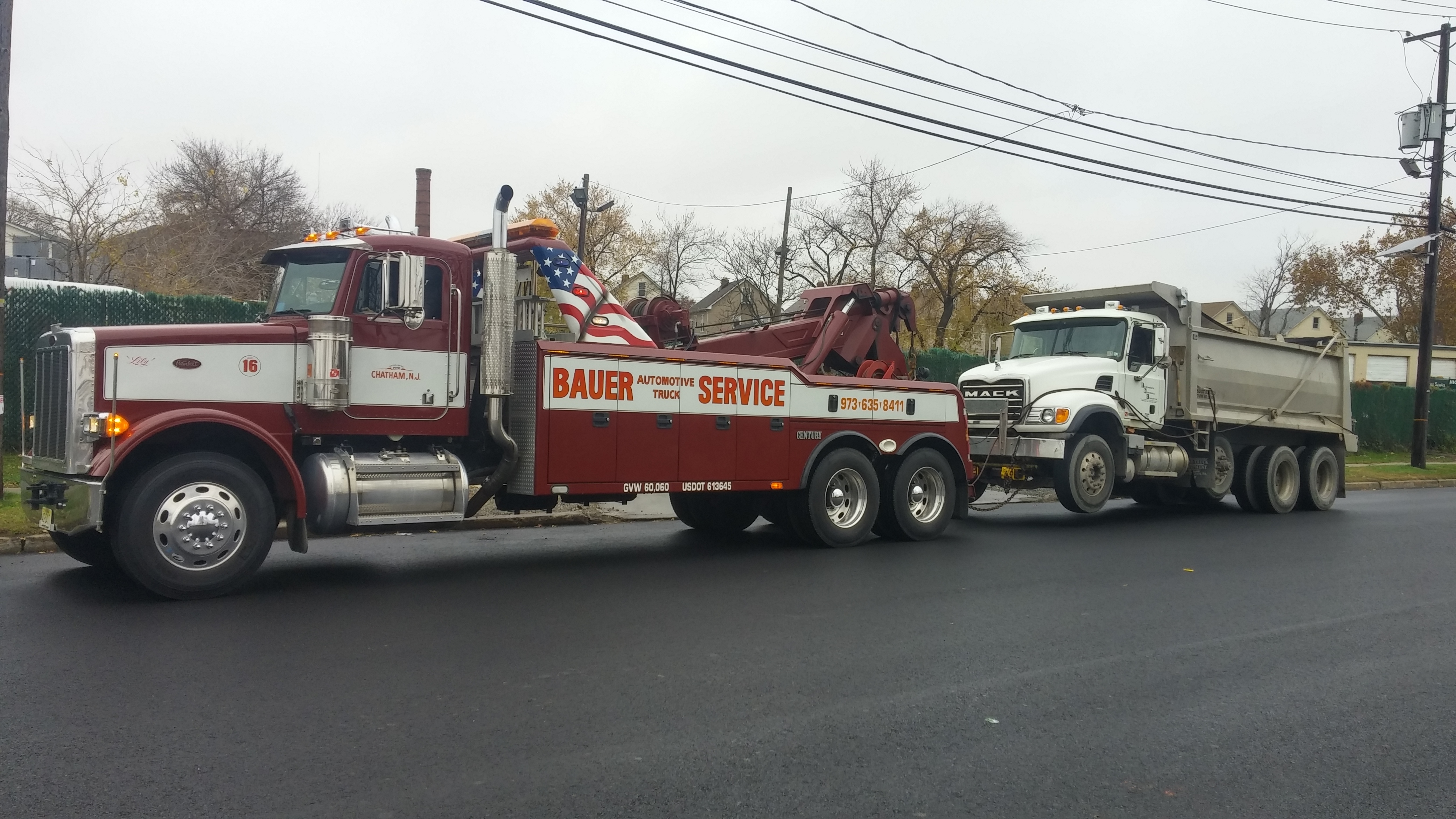 Heavy Duty Towing in Chatham, NJ - Bauer Automotive Service, Inc.