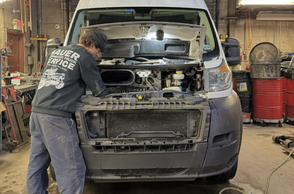 Our Expert Staff Performing Fleet Maintenance | Bauer Automotive Service